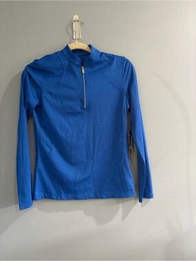 Tail Royal Blue Long-Sleeve Half-Zip Top